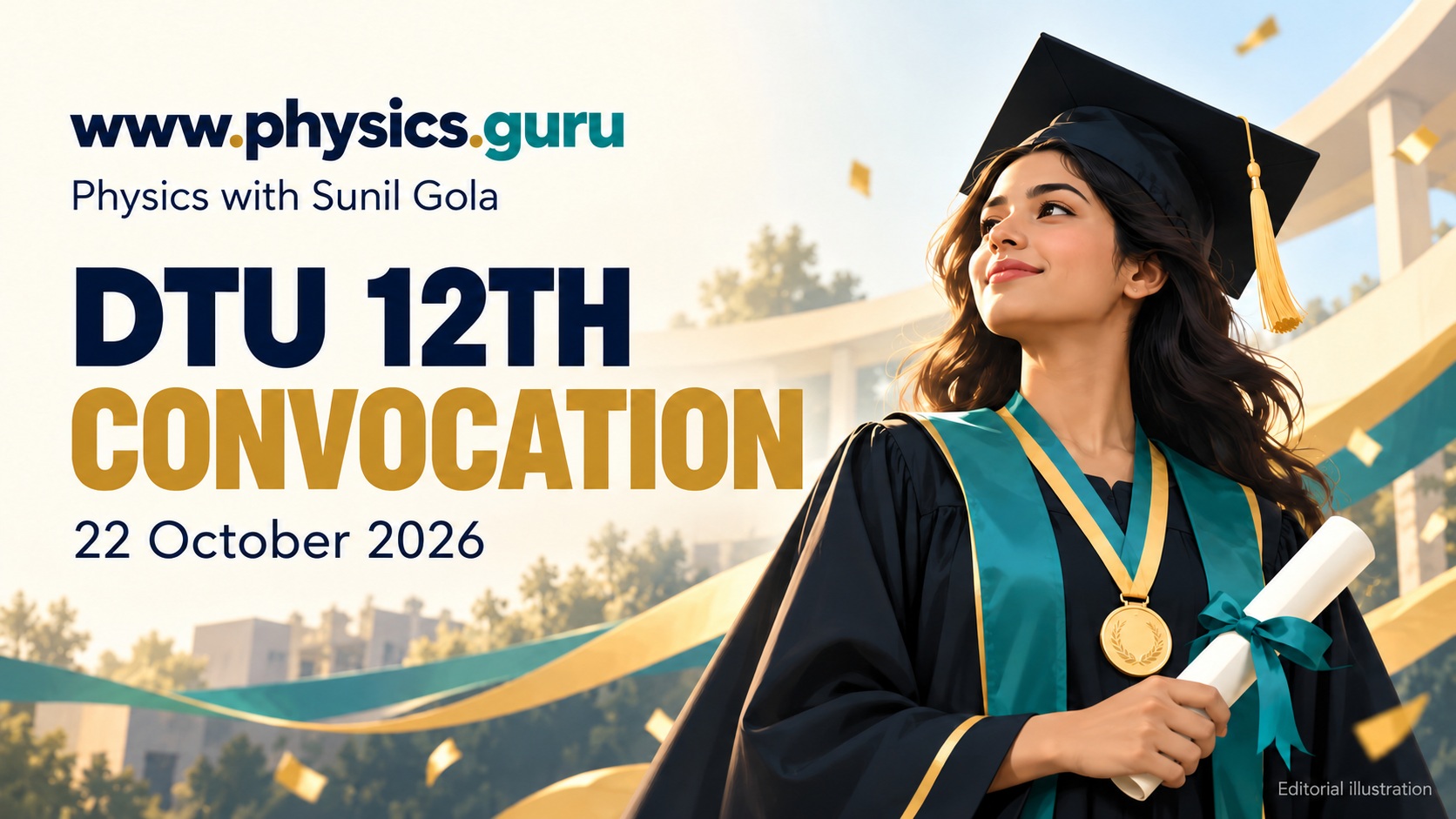 Illustration for DTU 12th Convocation on 22 October 2026: What Graduates Should Check